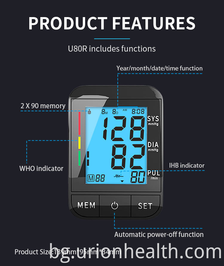 parts of sphygmomanometer